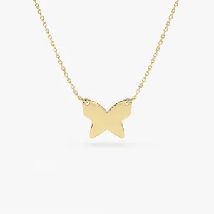 14k Butterfly Necklace