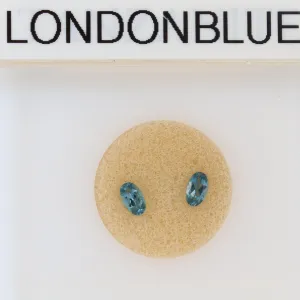 3mm x 5mm Oval London Blue Topaz Stone