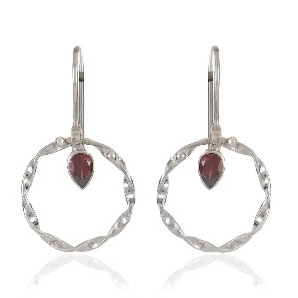 92.5 Silver Loop Earring