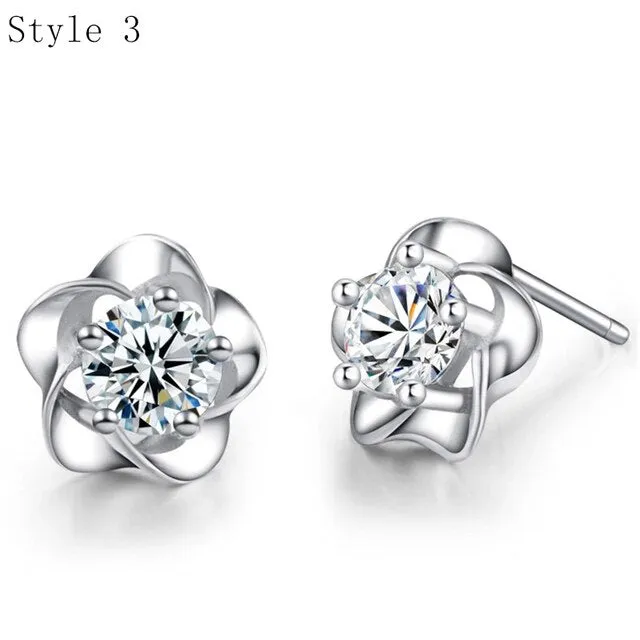 925 Sterling Silver Stud Earrings