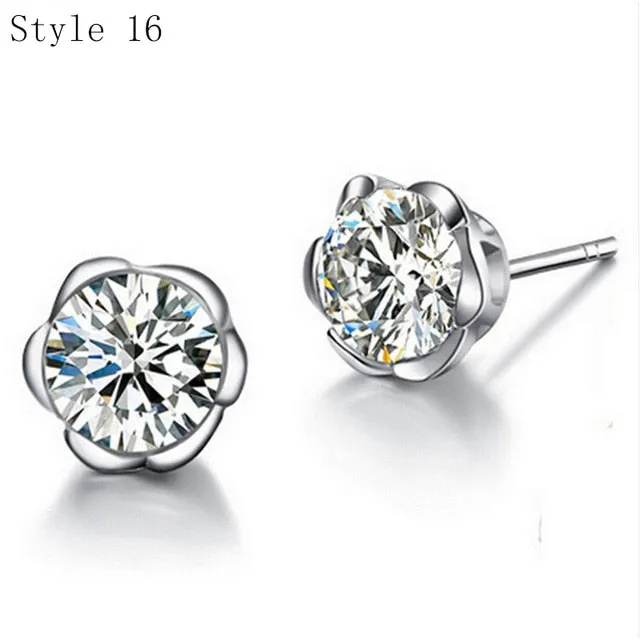 925 Sterling Silver Stud Earrings