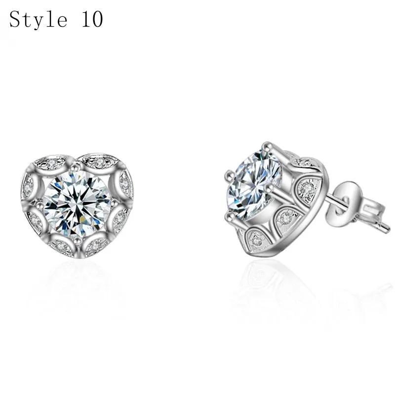 925 Sterling Silver Stud Earrings