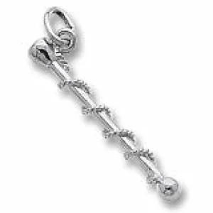 Baton Charm In Sterling Silver