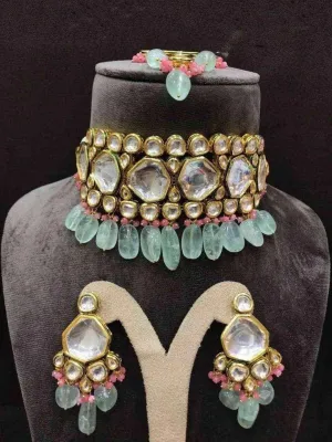 Big Kundan Choker Set