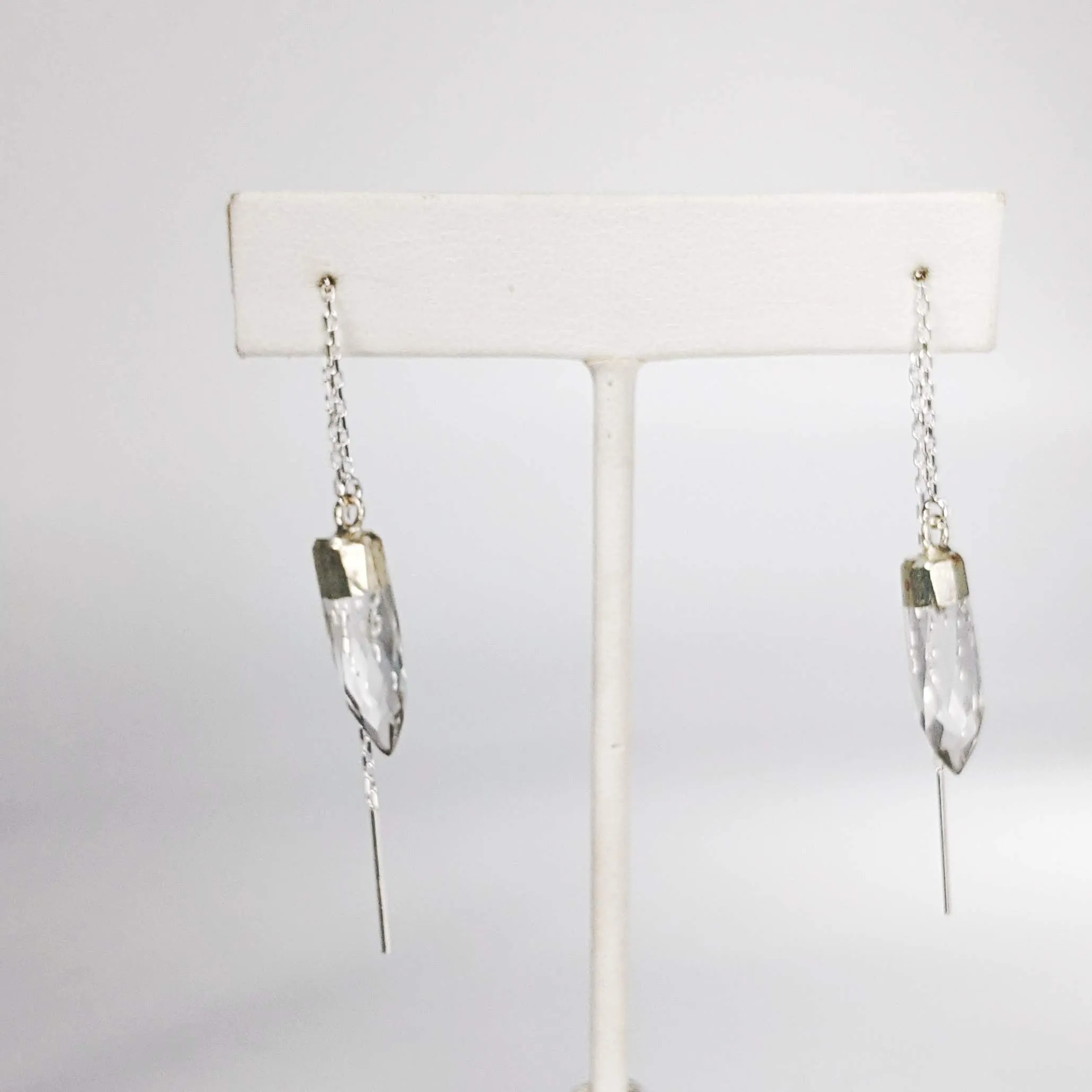 Bullet threader earrings