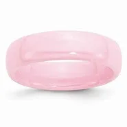 Ceramic Pink 6mm Polished Wedding Band Ring