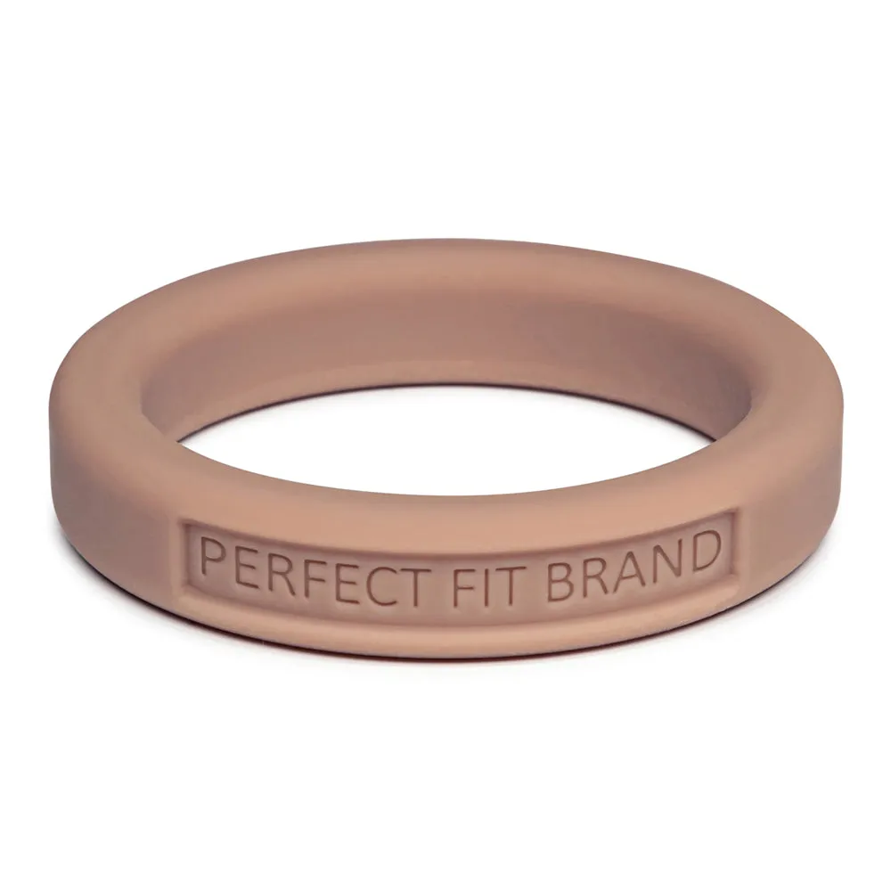 Classic 1.75&quot; (44 mm) Silicone Med. Stretch Penis Ring Skintone 6