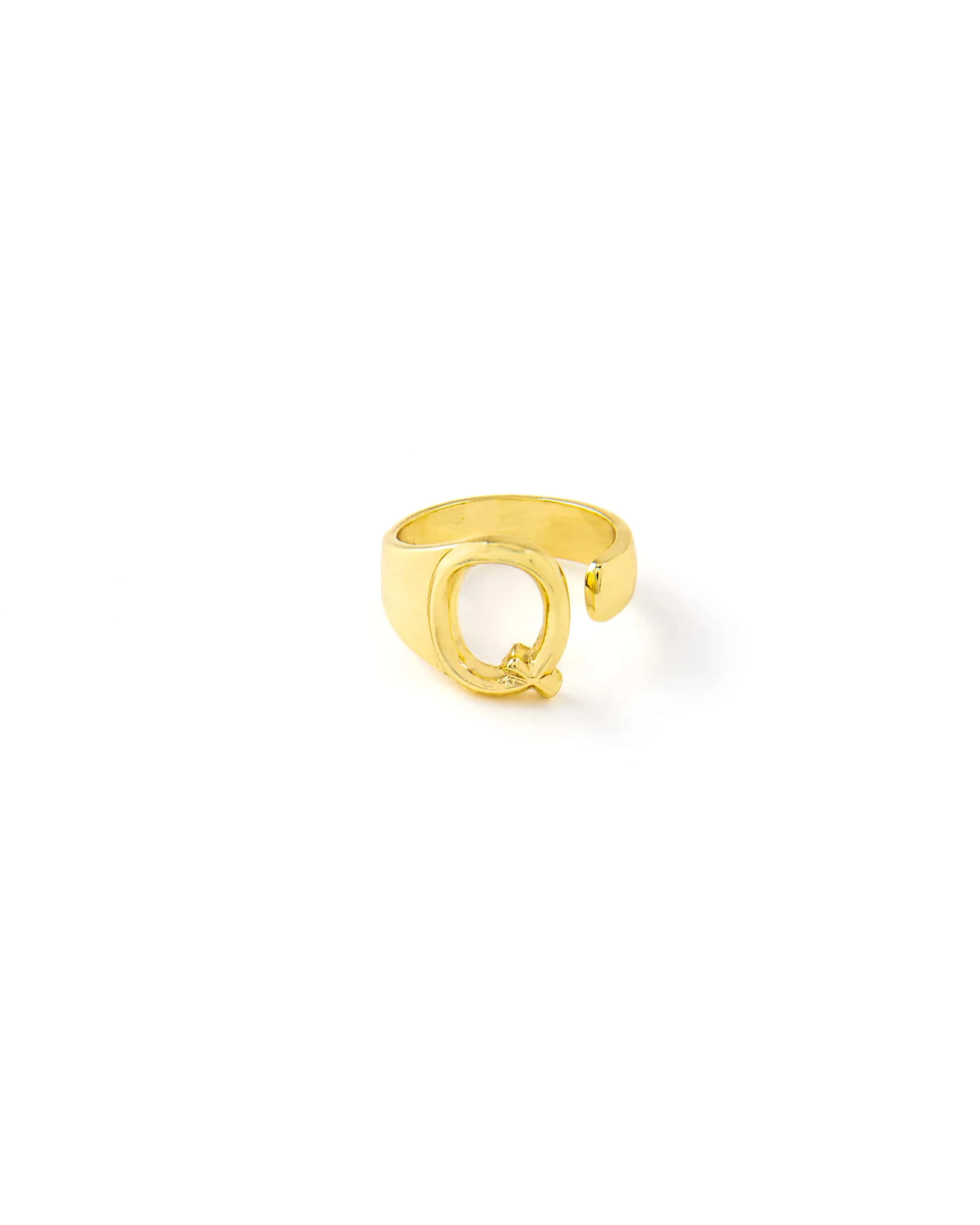 CLASSIC GOLD ALPHABET RING 2456 - قلادة