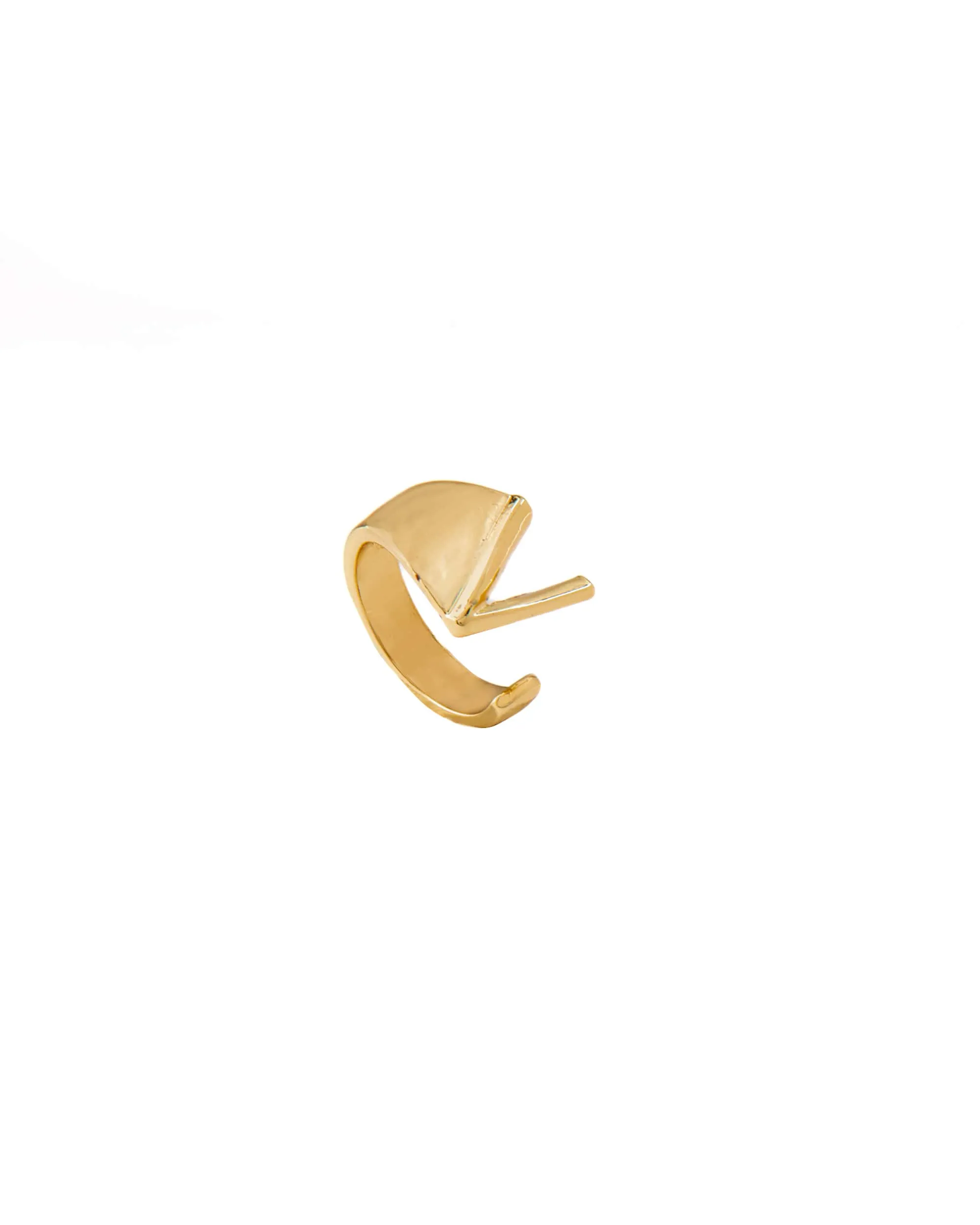 CLASSIC GOLD ALPHABET RING 2456 - قلادة