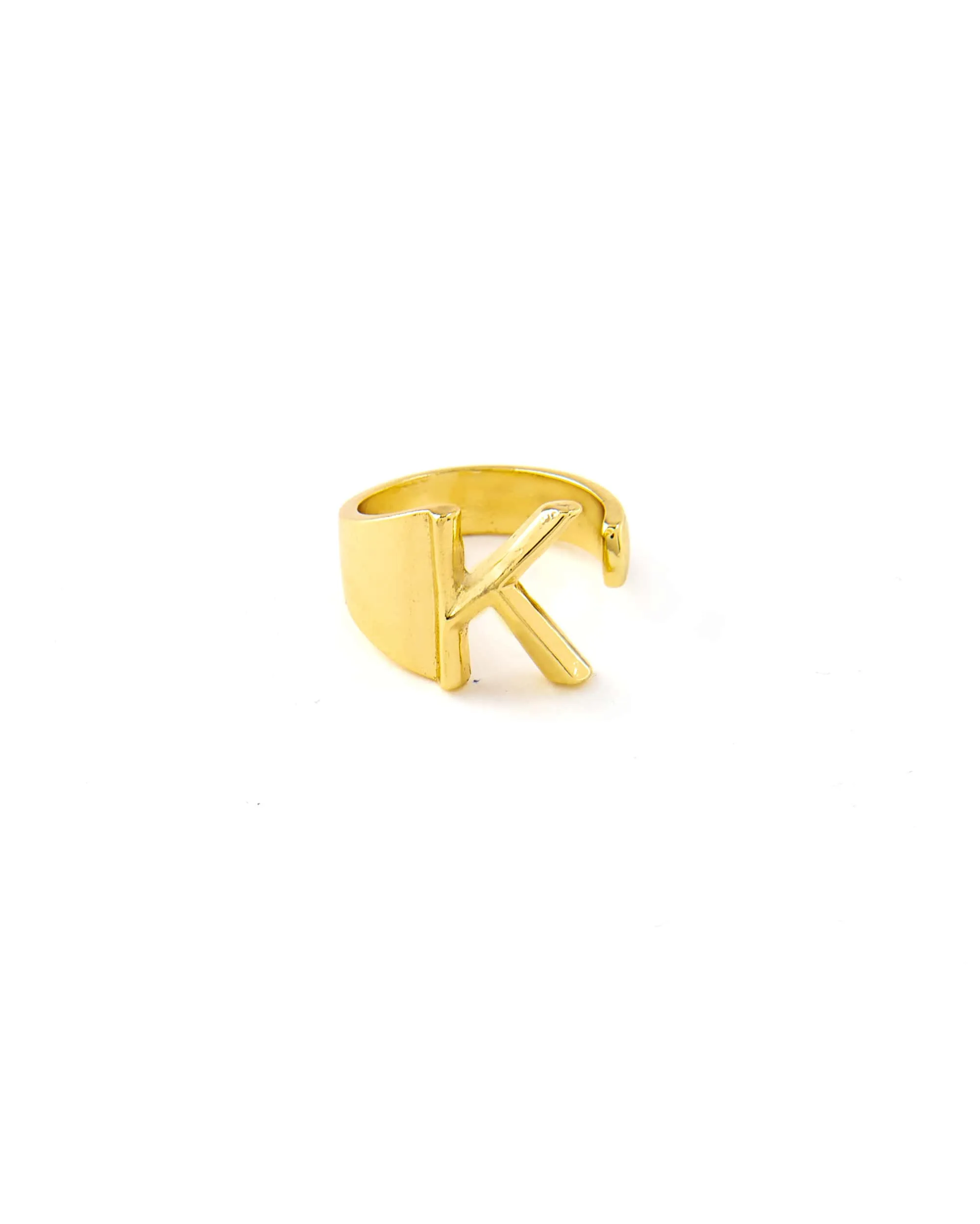 CLASSIC GOLD ALPHABET RING 2456 - قلادة