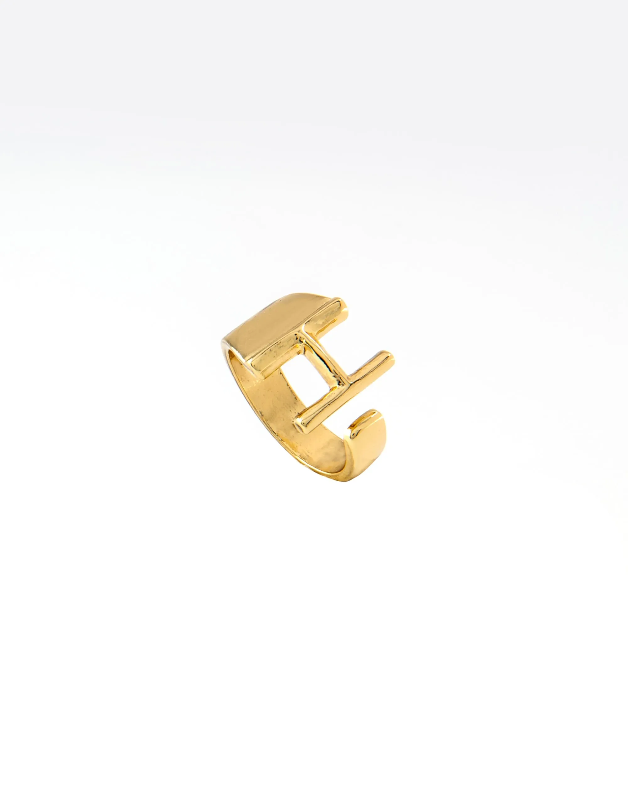 CLASSIC GOLD ALPHABET RING 2456 - قلادة