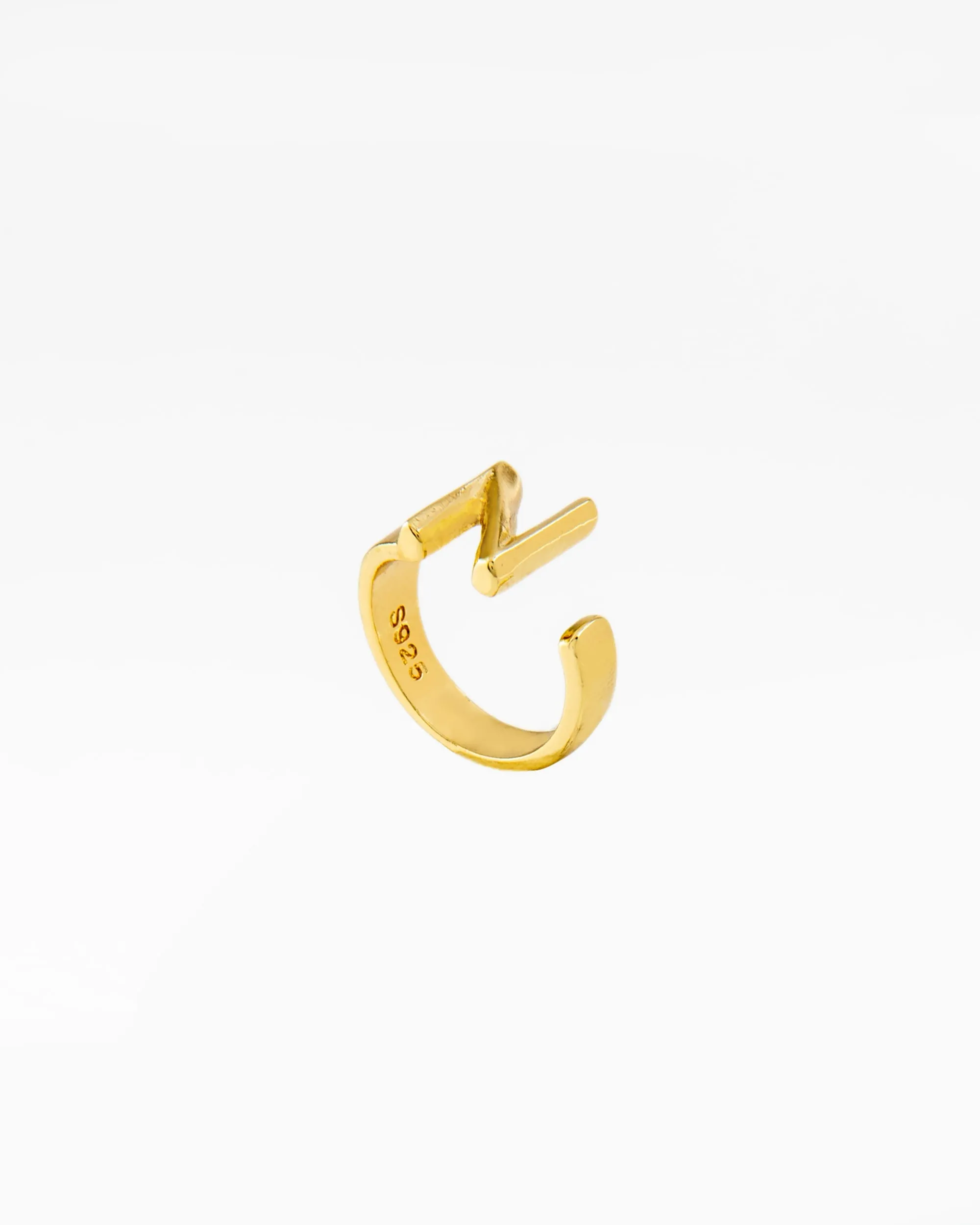 CLASSIC GOLD ALPHABET RING 2456 - قلادة