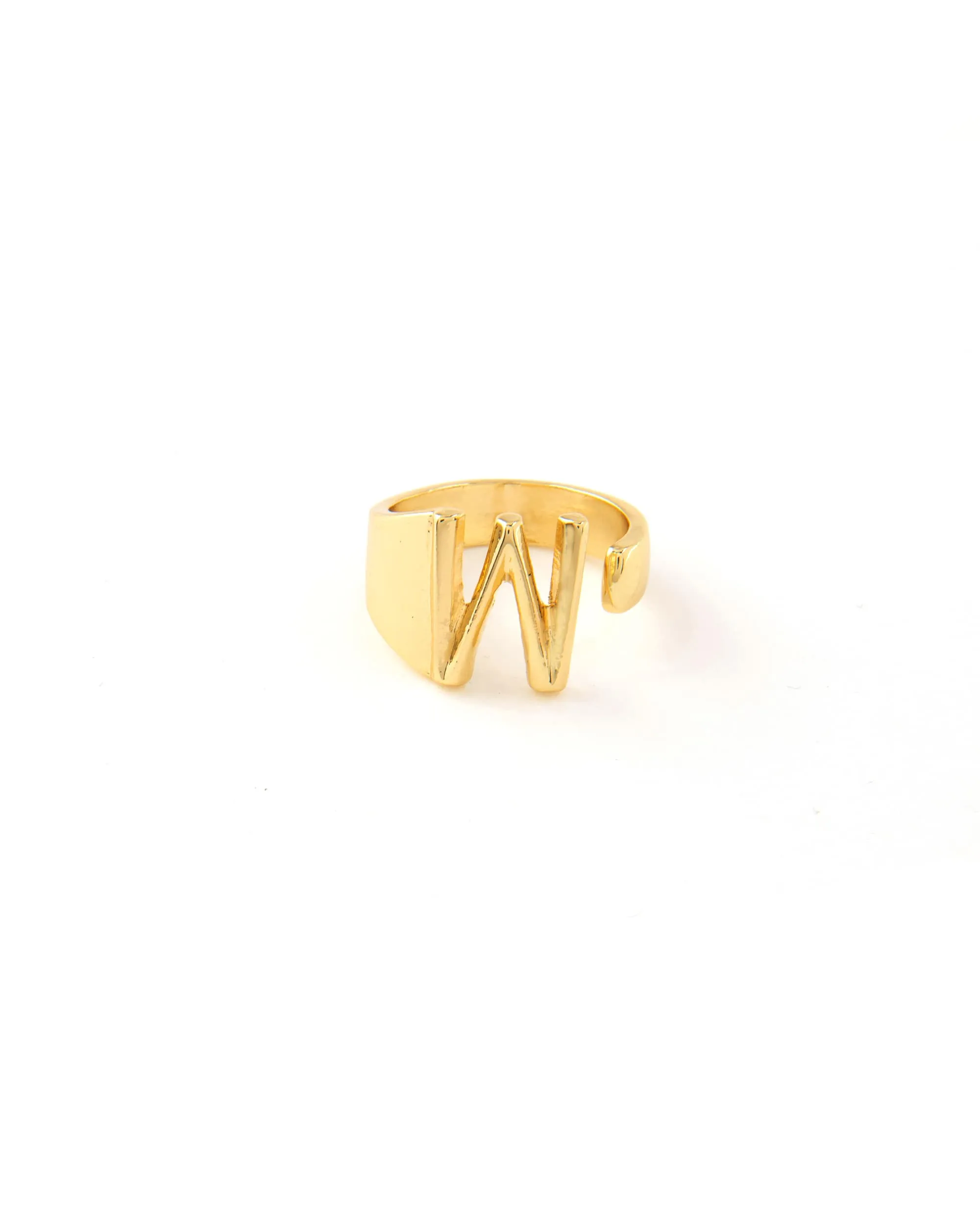 CLASSIC GOLD ALPHABET RING 2456 - قلادة