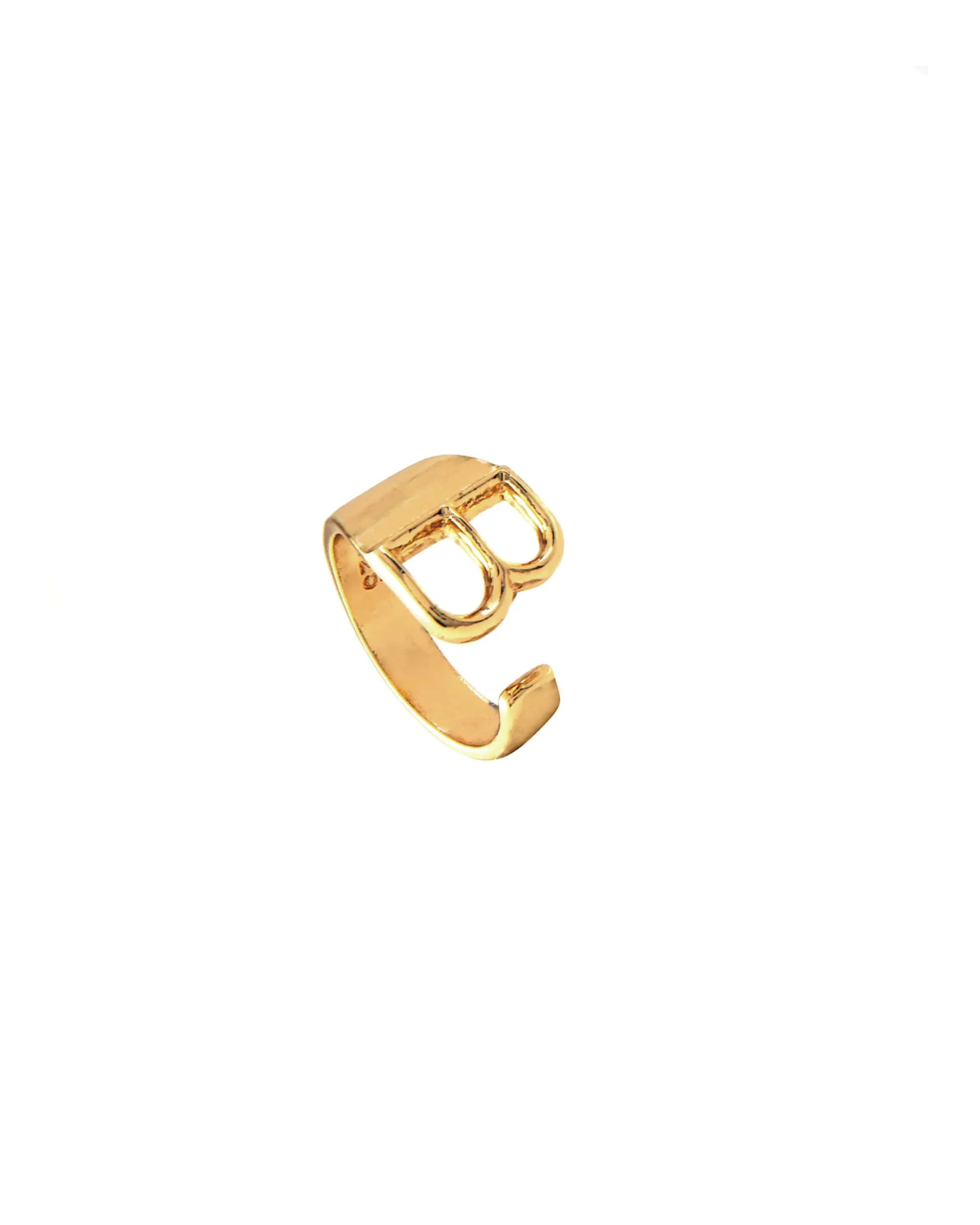 CLASSIC GOLD ALPHABET RING 2456 - قلادة