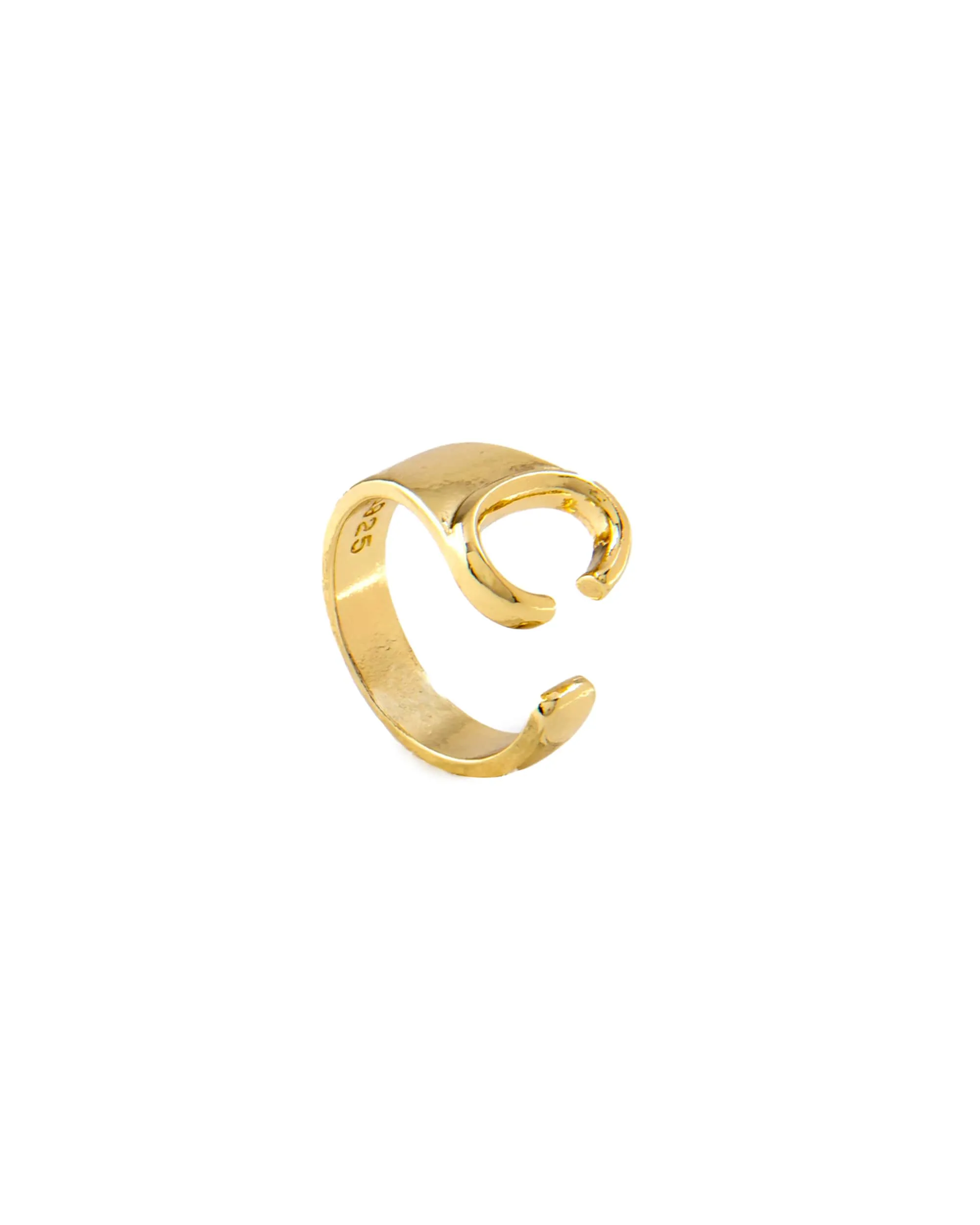 CLASSIC GOLD ALPHABET RING 2456 - قلادة