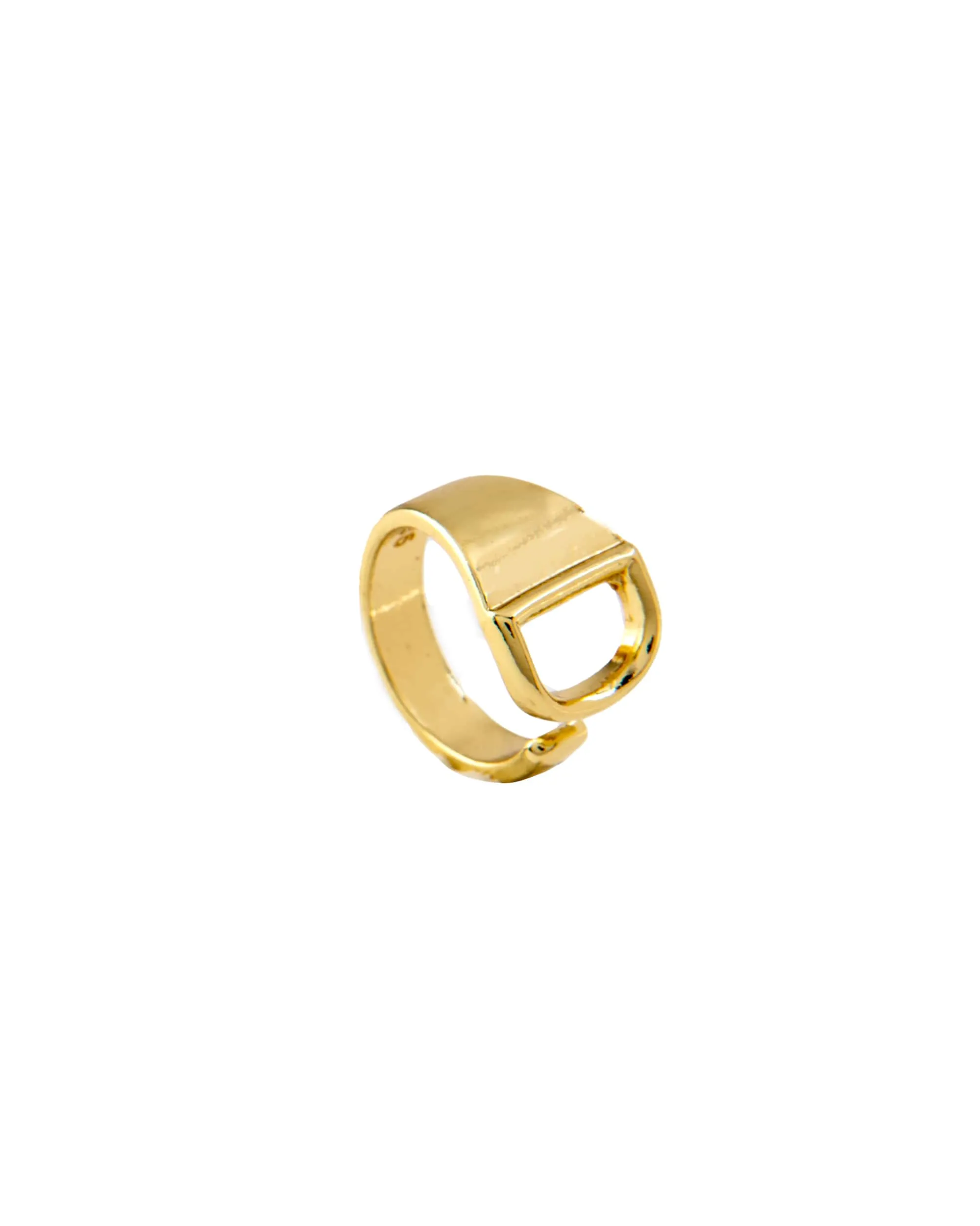 CLASSIC GOLD ALPHABET RING 2456 - قلادة