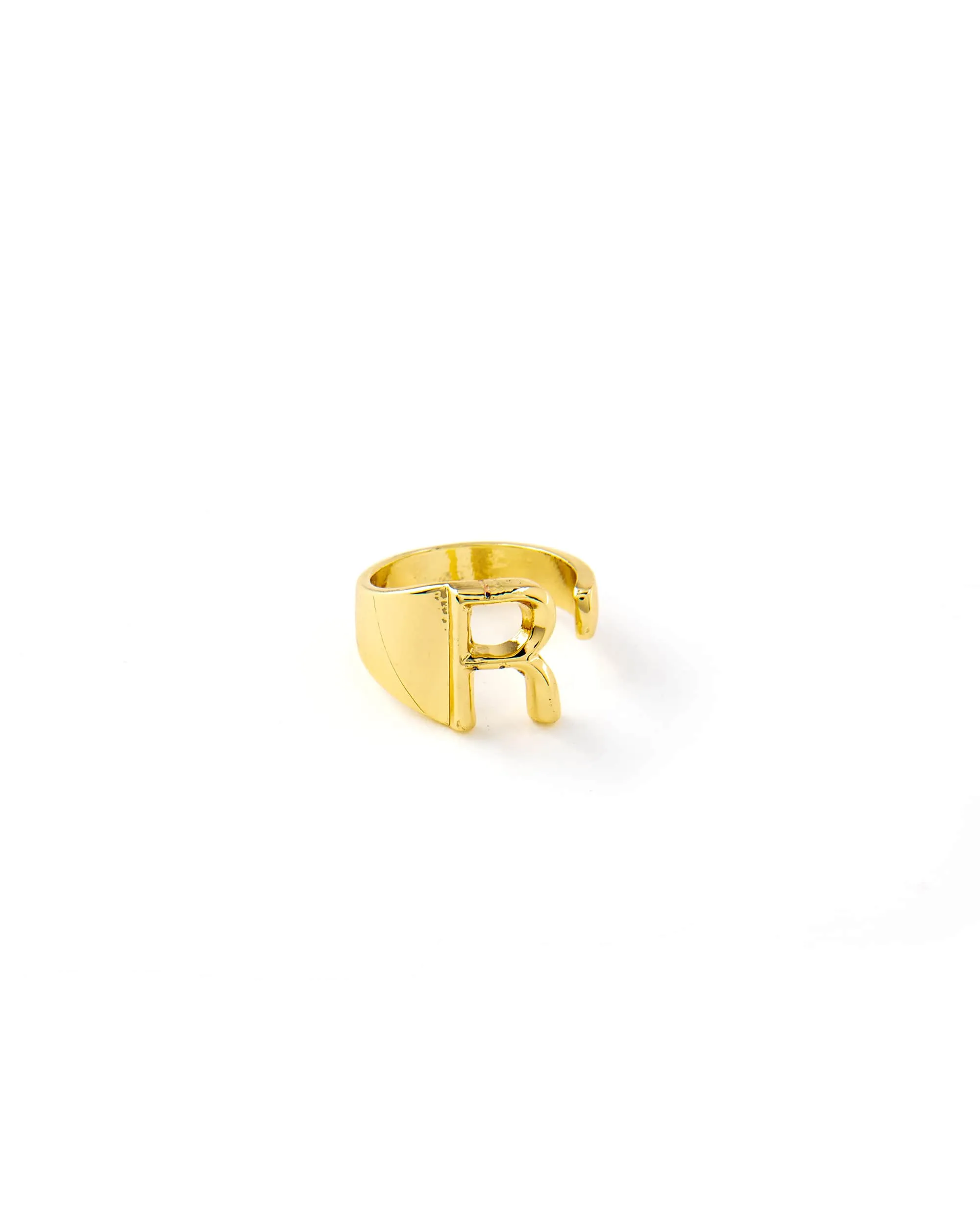 CLASSIC GOLD ALPHABET RING 2456 - قلادة