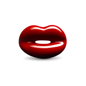 Classic Red HOTLIPS Ring by Solange