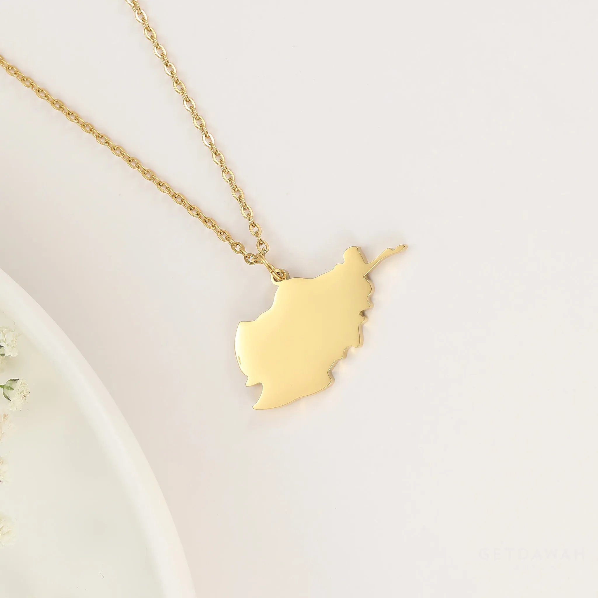 Country Map Necklaces