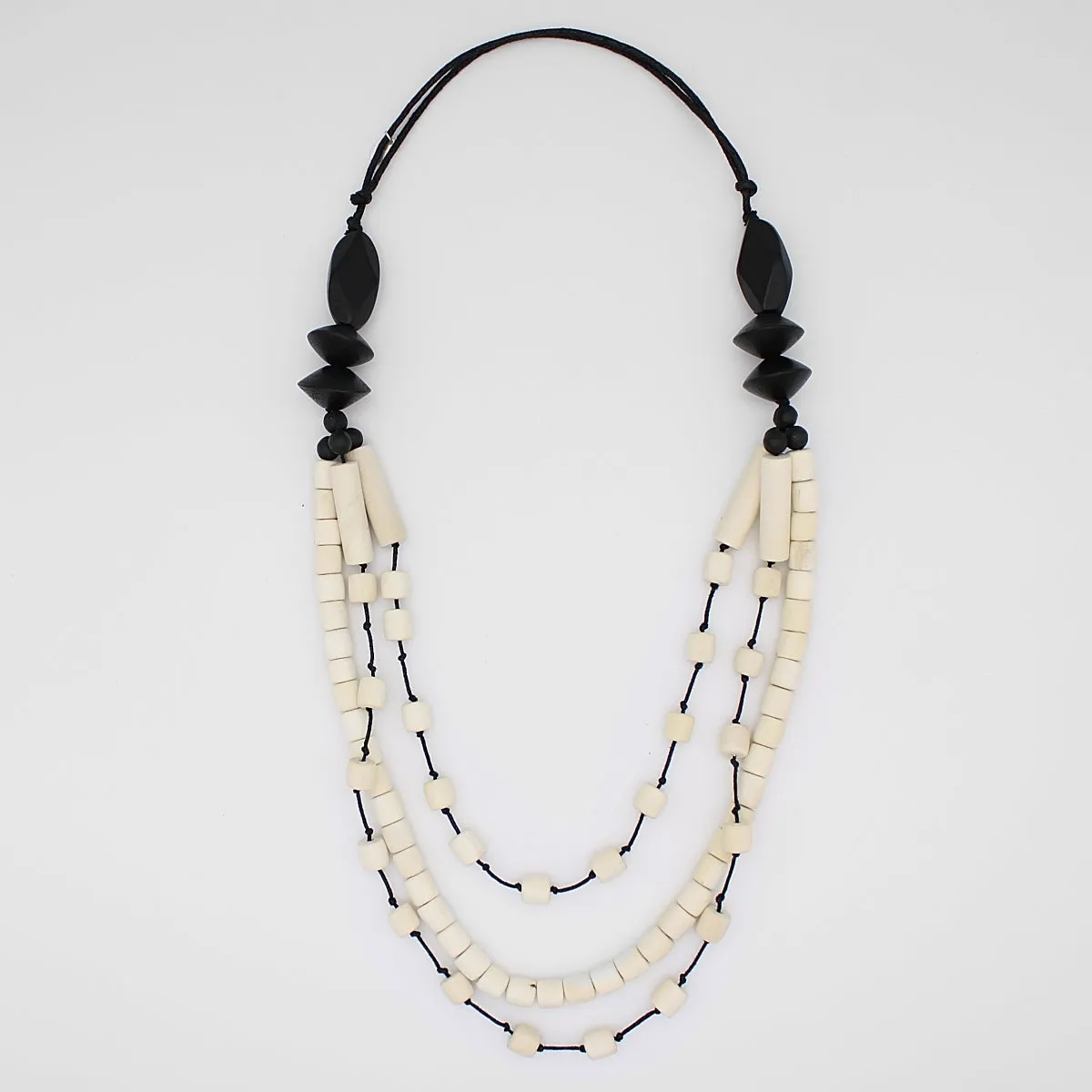 Cream Multi-Chain Cassidy Necklace