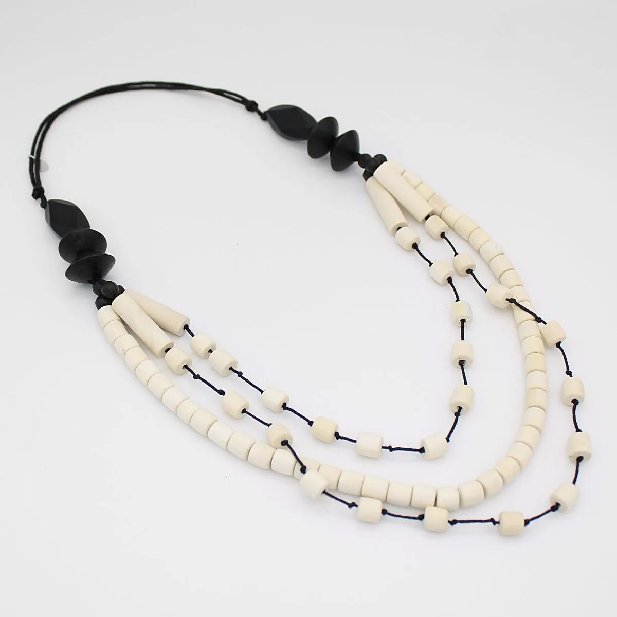 Cream Multi-Chain Cassidy Necklace