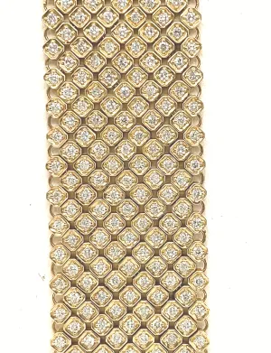 Diamond Mesh Link Bracelet