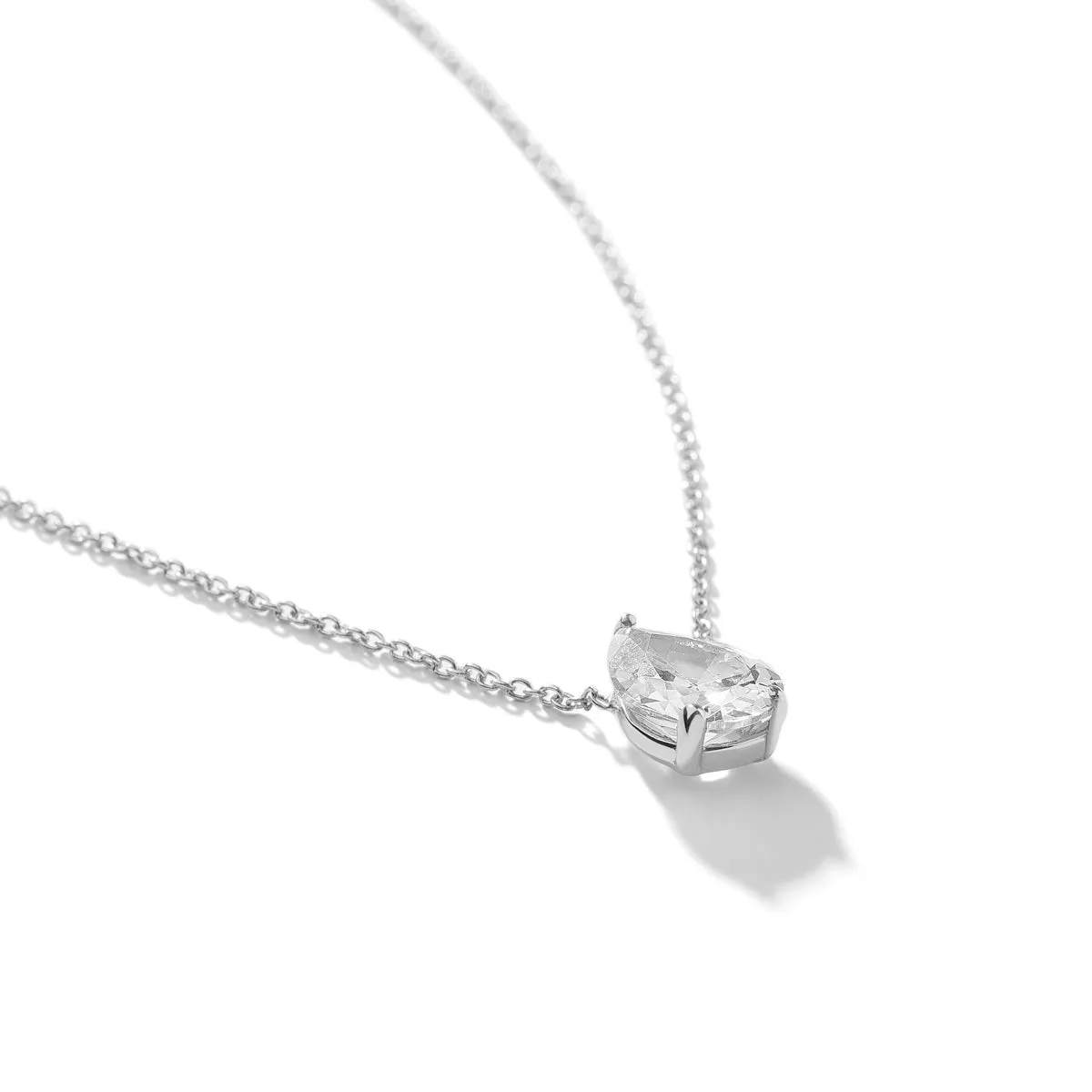 Drop of Tear Diamond Necklace