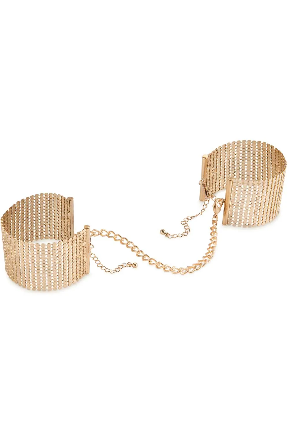 Désir Métallique Metallic Mesh Cuffs Gold