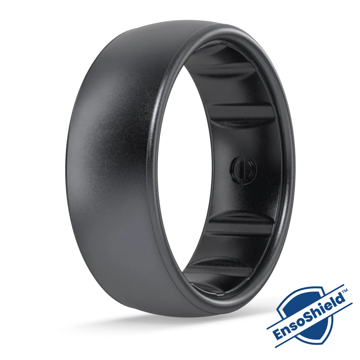 Elements Luxe Classic Silicone Ring - Black Platinum