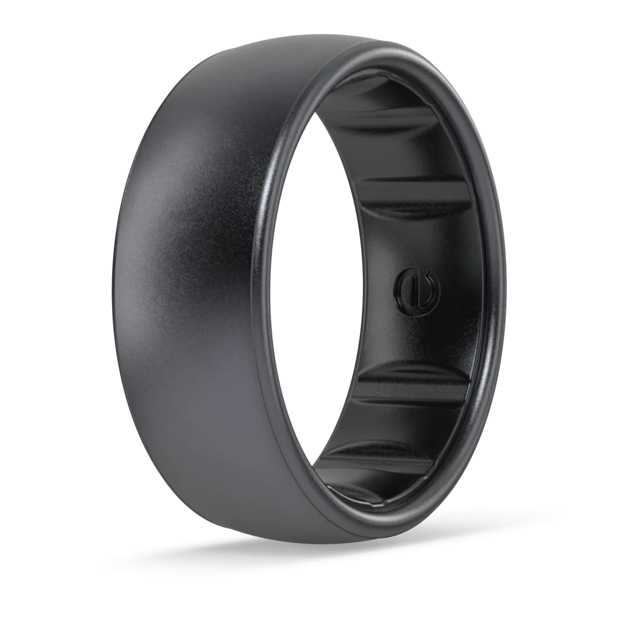 Elements Luxe Classic Silicone Ring - Black Platinum