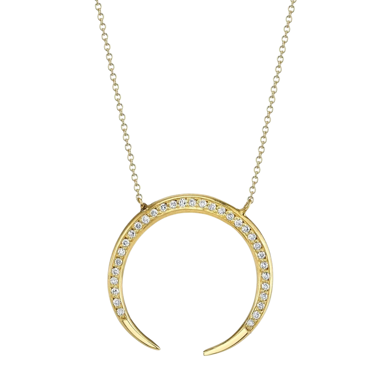 Eternal Necklace with White Pavé Diamonds