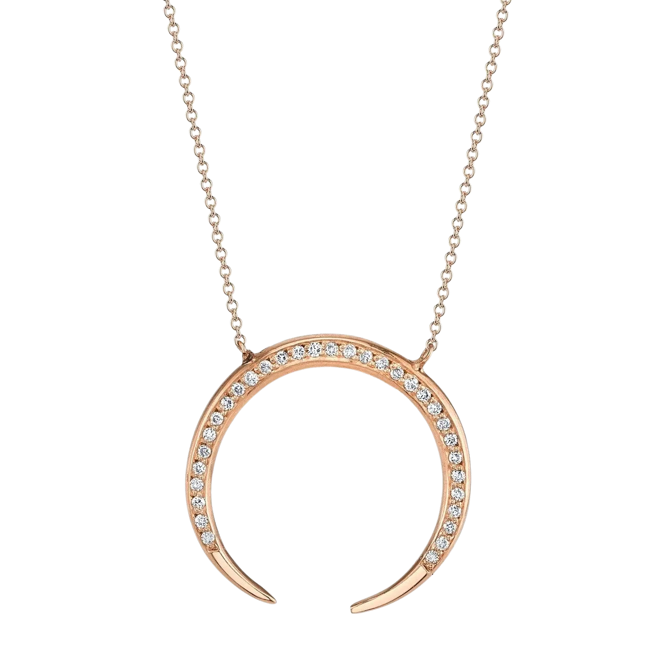 Eternal Necklace with White Pavé Diamonds