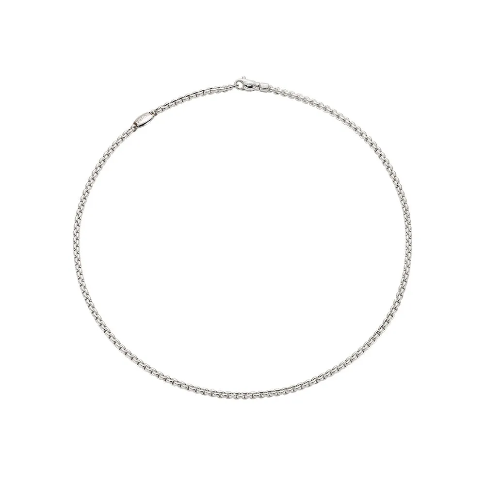 FOPE 18ct White Gold Eka Tiny Necklace 73001CX_XX_B_XXX_043