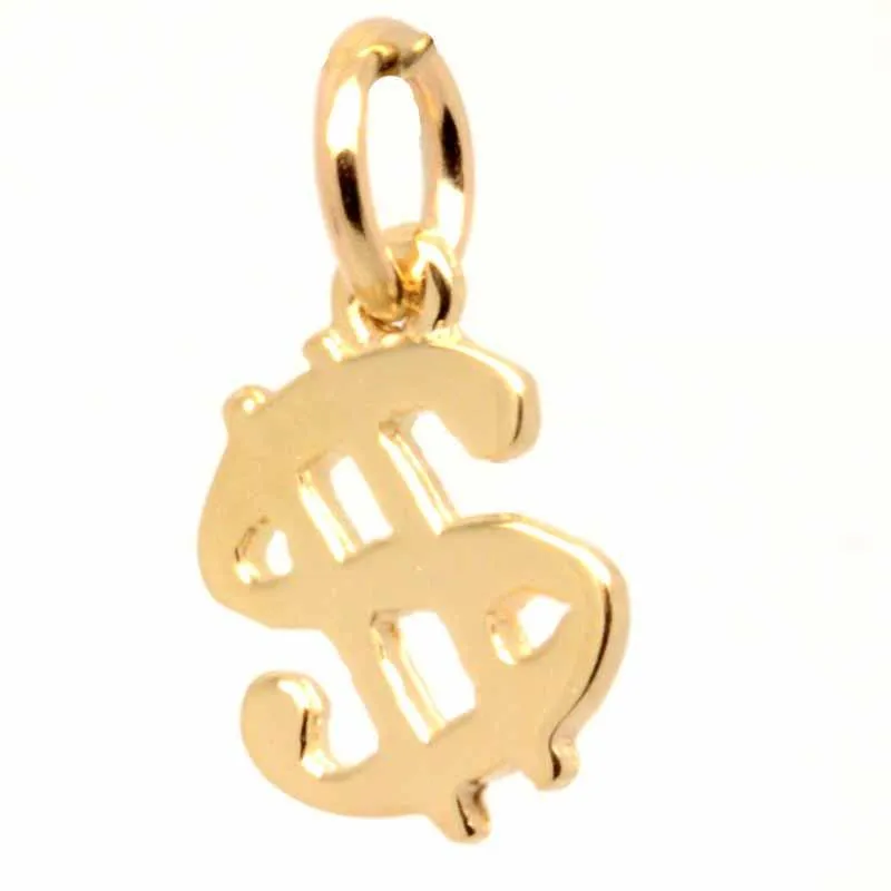 Gold Dollar Charm