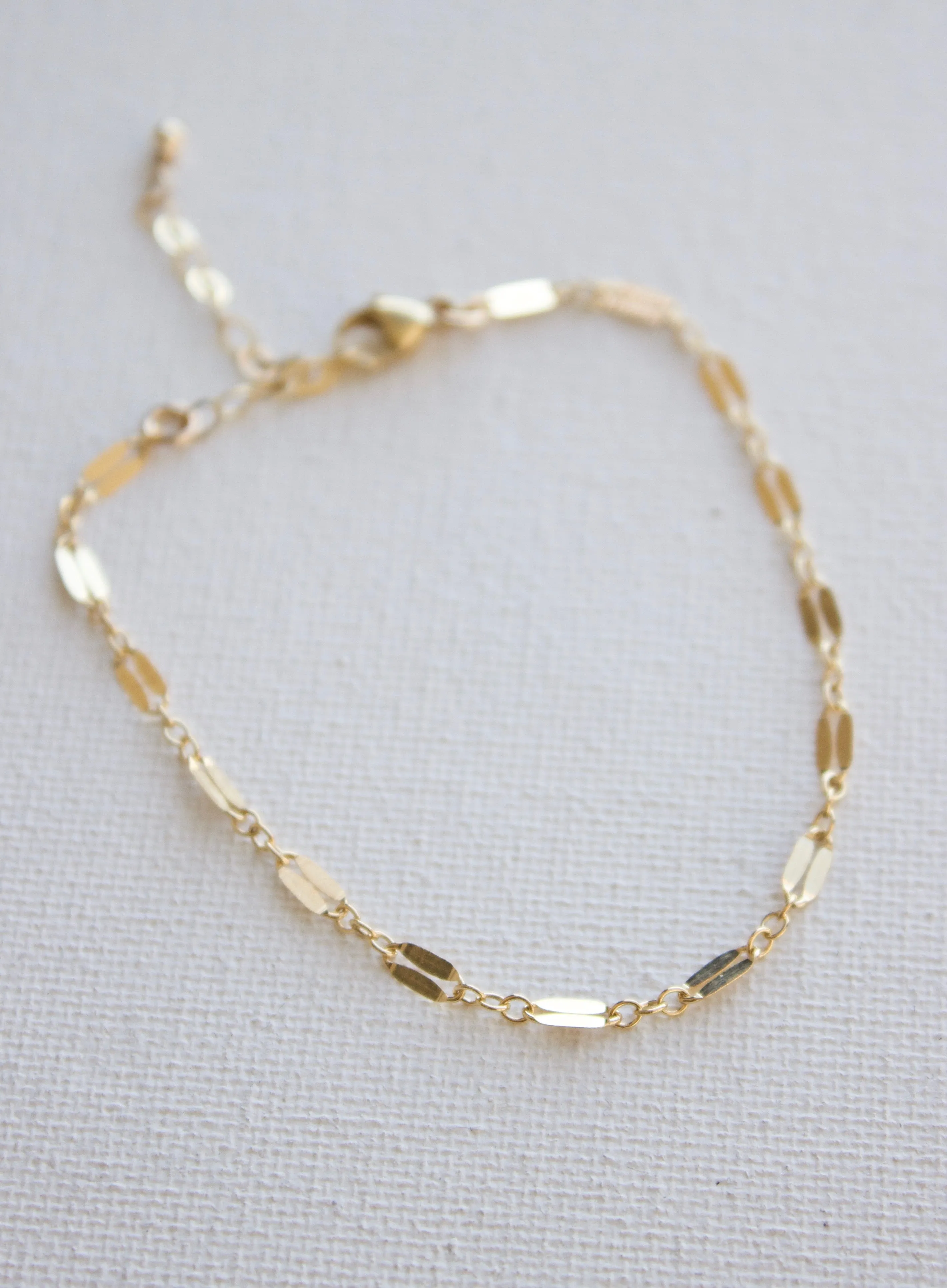 GOLD FILLED DAPPER CHAIN BRACELET