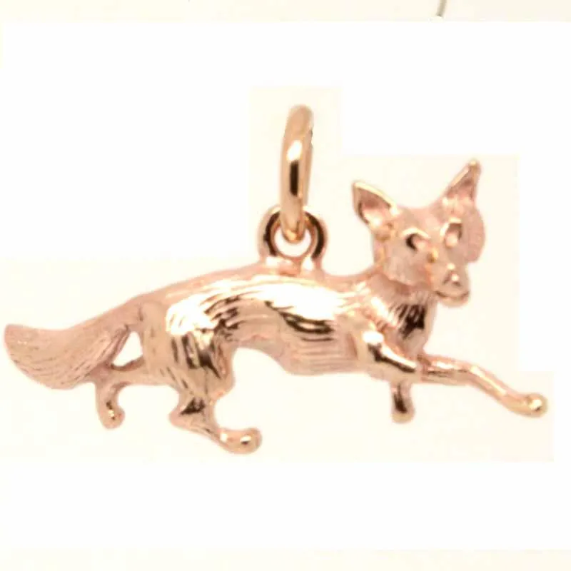 Gold Fox Charm