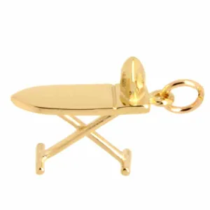 Gold Ironing Board Charm