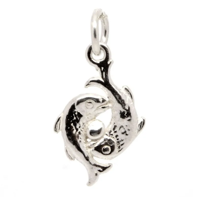 Gold Pisces Charm