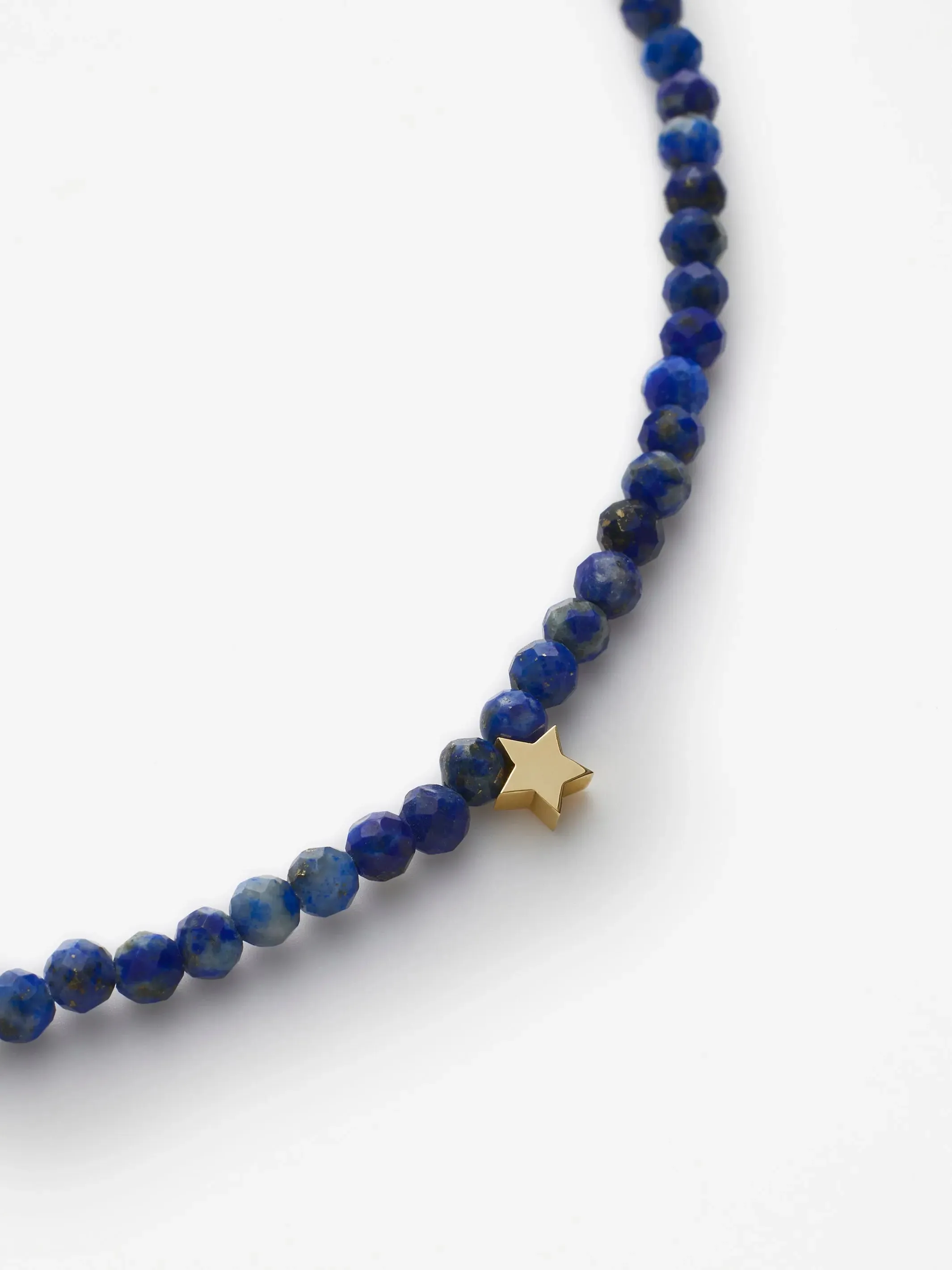 Gold Star Lapis Bracelet