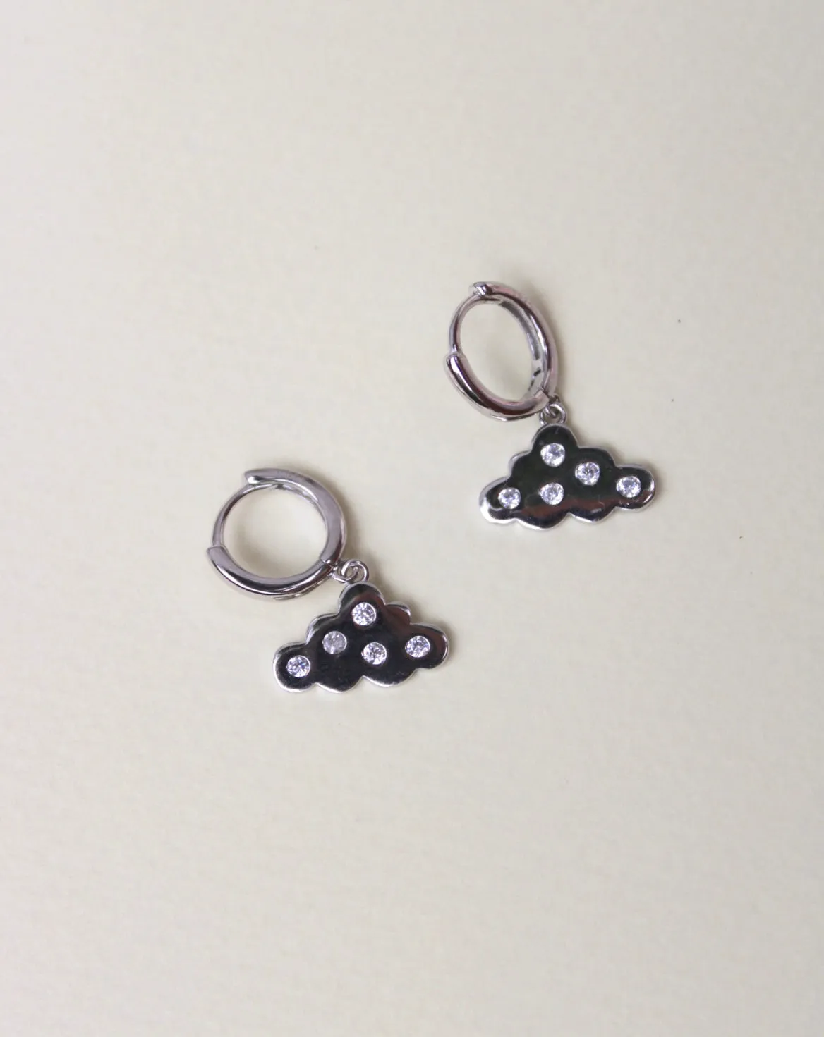 Head In The Clouds Earrings - Silver