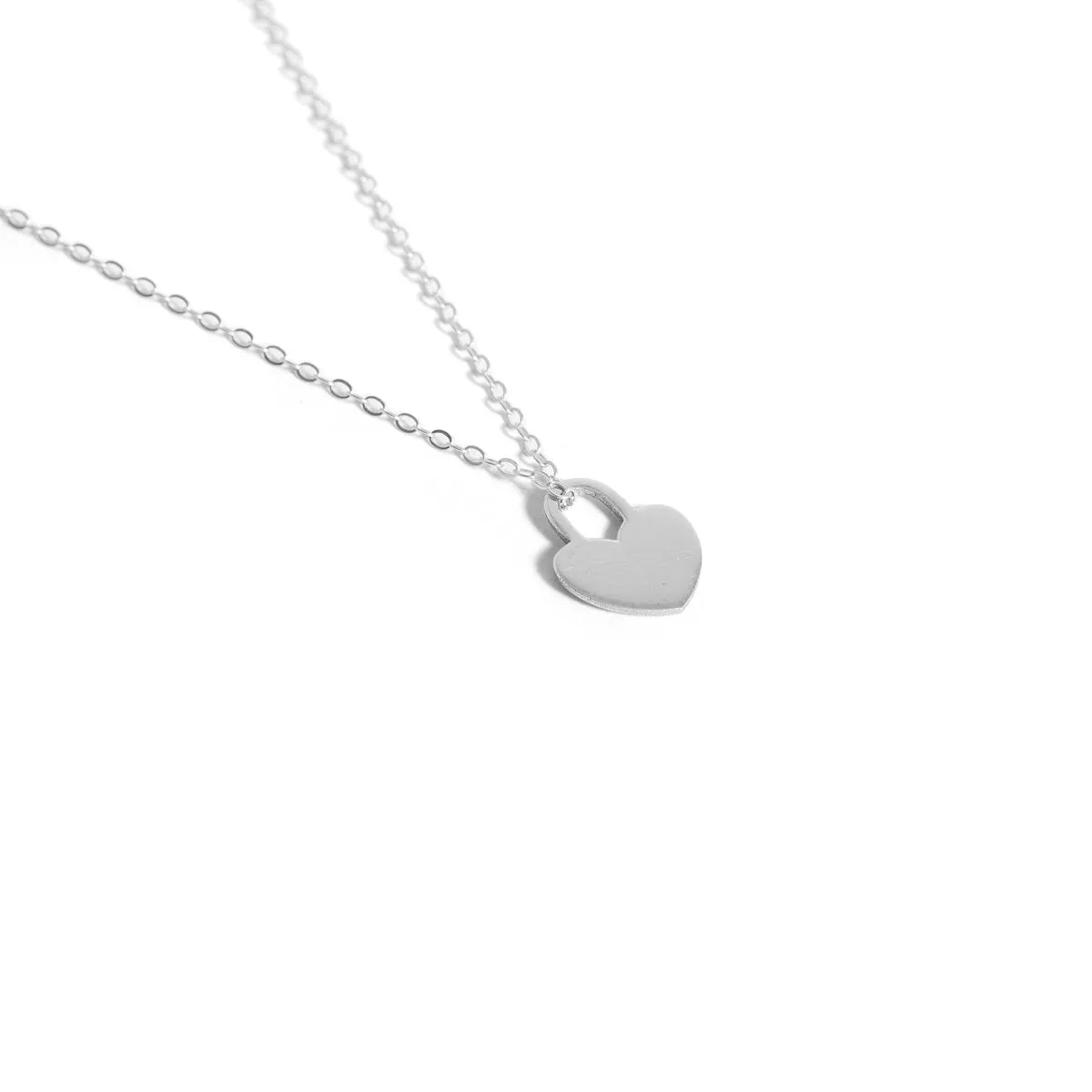 Heart Shaped Lock Necklace