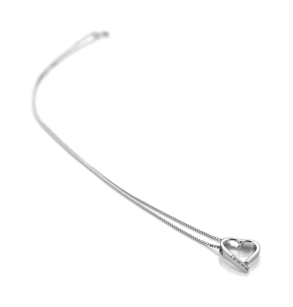 Hot Diamonds Romantic Silver Heart Pendant DP100