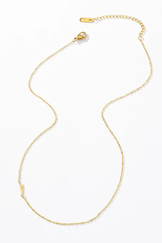 Initial Gold Dipped Pendant Necklaces, Mother's Day