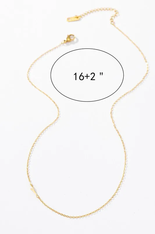 Initial Gold Dipped Pendant Necklaces, Mother's Day