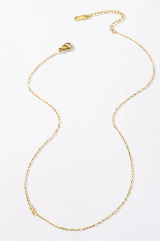 Initial Gold Dipped Pendant Necklaces, Mother's Day