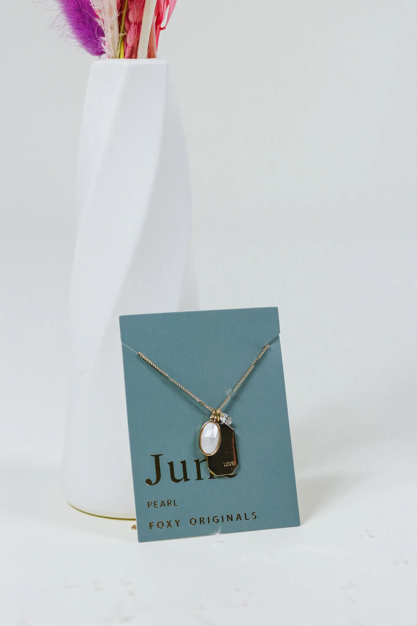 June Birthstone Necklace