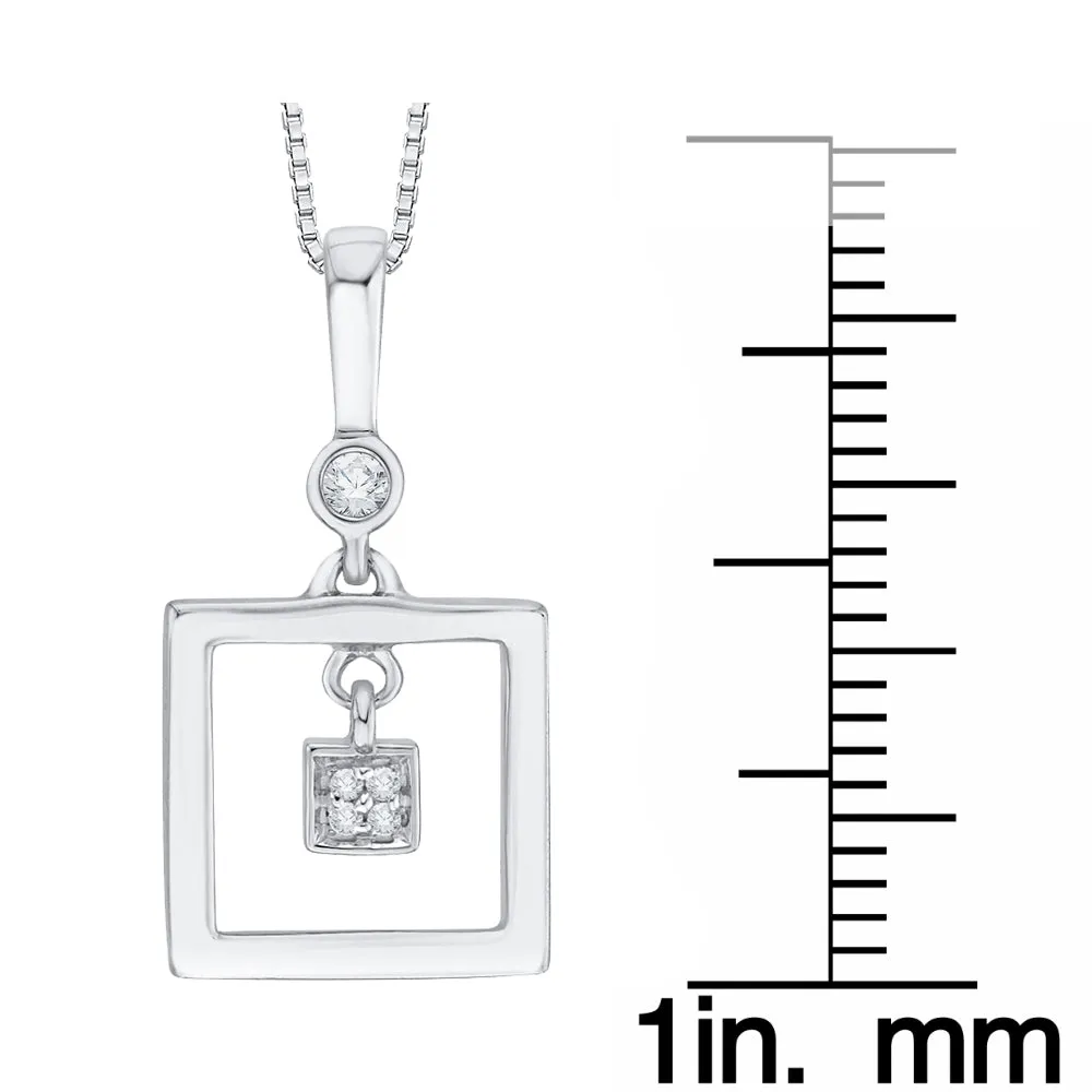 KATARINA Diamond Fashion Pendant Necklace (1/20 cttw GH, I2/I3)