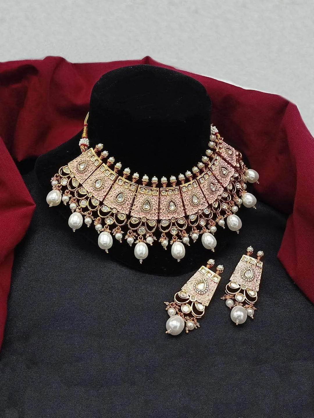 Kundan Polki Choker Set