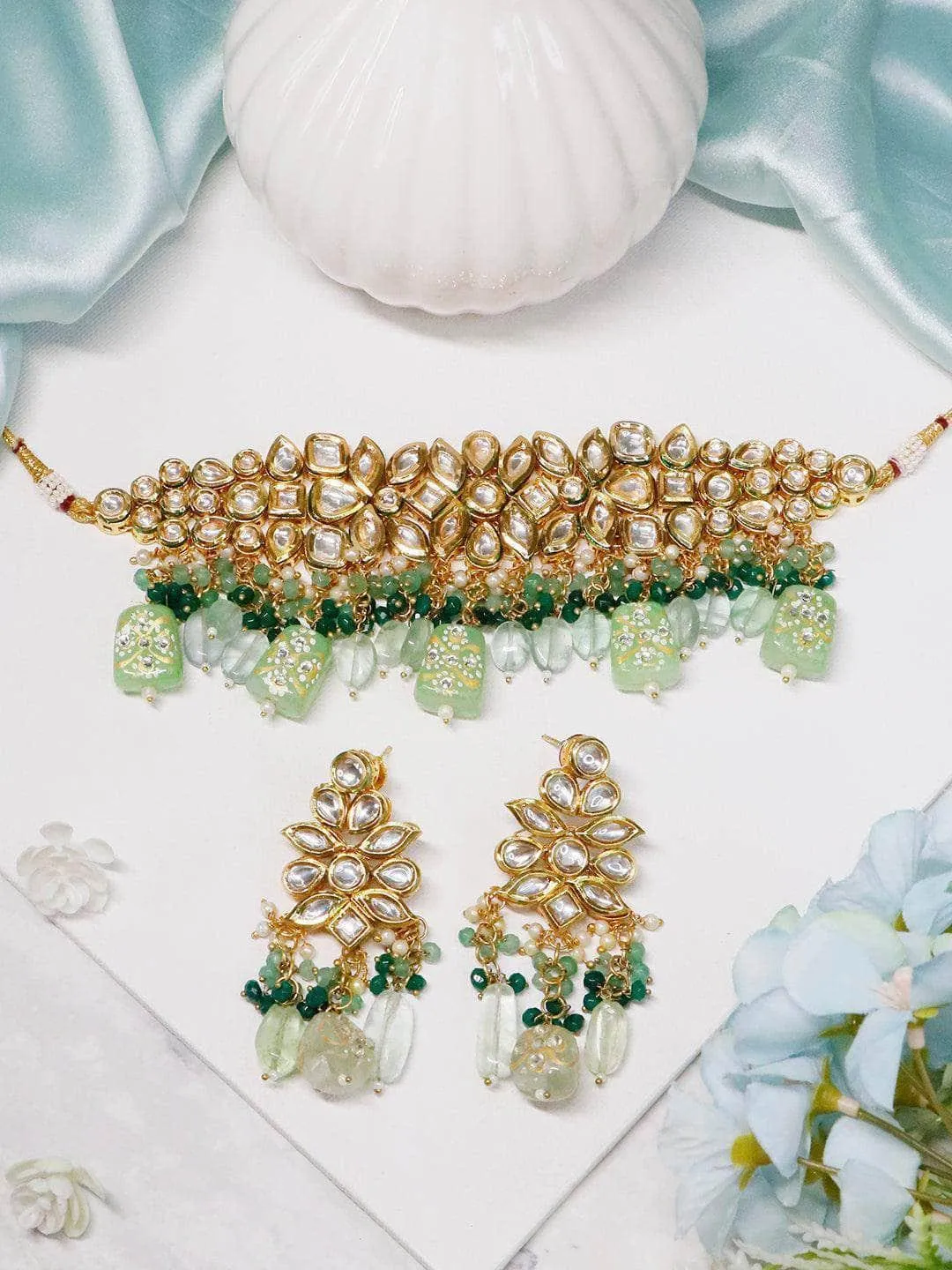 Kundan Semi Precious Choker