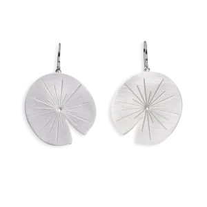 Large Lilly Pad Earrings